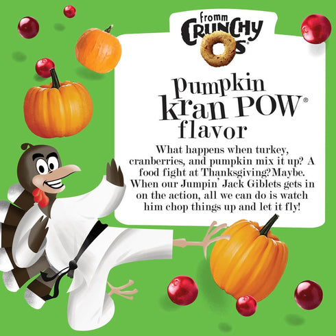 Fromm Crunchy O's Pumpkin Kran Pow Dog Treats 26oz Poudre Pet & Feed Supply 2