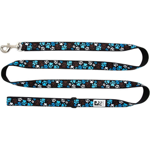 RC PETS 3/4" x 6 ft Dog Leash, Pitter Patter Chocolate - Poudre Pet and Feed Supply