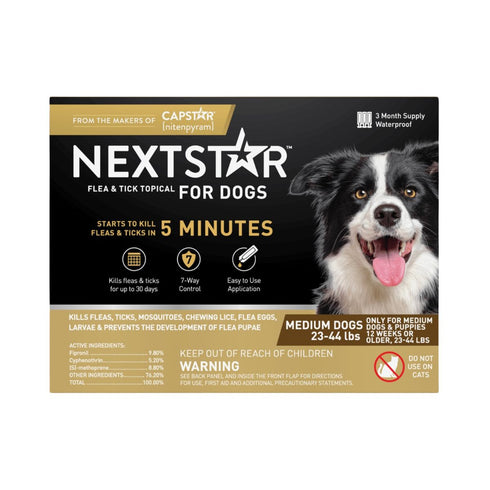 NextStar Flea and Tick Prevention for Dogs 45-88lb 3Ct - Poudre Pet & Feed Supply