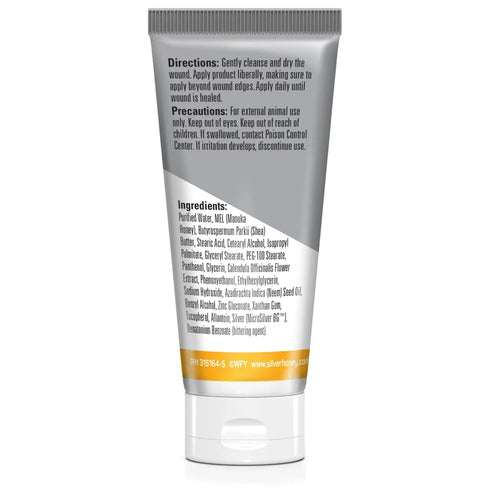 Absorbine Silver Honey Rapid Wound Repair Ointment for Horses & Large Animals, 2oz