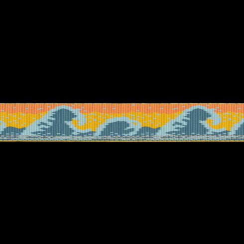 RuffWear Crag Reflective Dog Collar 11-14" Rising Wave - Poudre Pet & Feed Supply 3