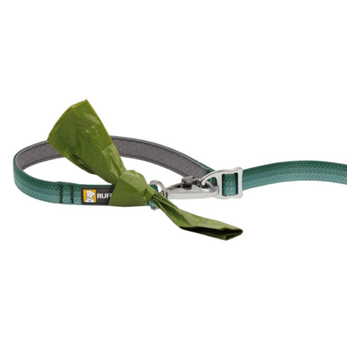 RuffWear Switchbak Double-Ended Dog Leash 7' River Rock Green - Poudre Pet & Feed Supply 6