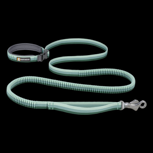 RuffWear Roamer Bungee Dog Leash 7.3-11' River Rock Green - Poudre Pet & Feed Supply