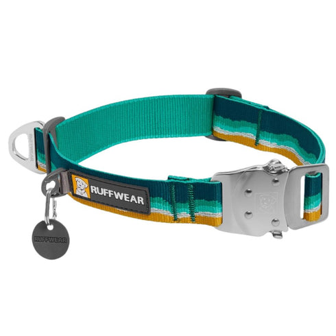 RuffWear Top Rope Dog Collar 20-26" Seafoam - Poudre Pet & Feed Supply