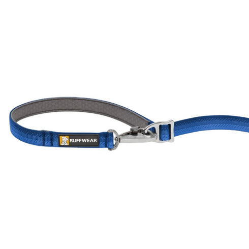 RuffWear Switchbak Double-Ended Dog Leash 7' Blue Pool - Poudre Pet & Feed Supply 3