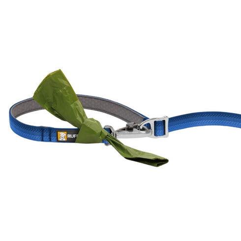 RuffWear Switchbak Double-Ended Dog Leash 7' Blue Pool - Poudre Pet & Feed Supply 6