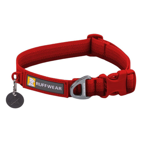 RuffWear Front Range Dog Collar Medium 14-20" Red Canyon - Poudre Pet & Feed Supply