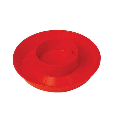 Little Giant Mason Jar Screw-On Poultry Red Waterer Base for Birds