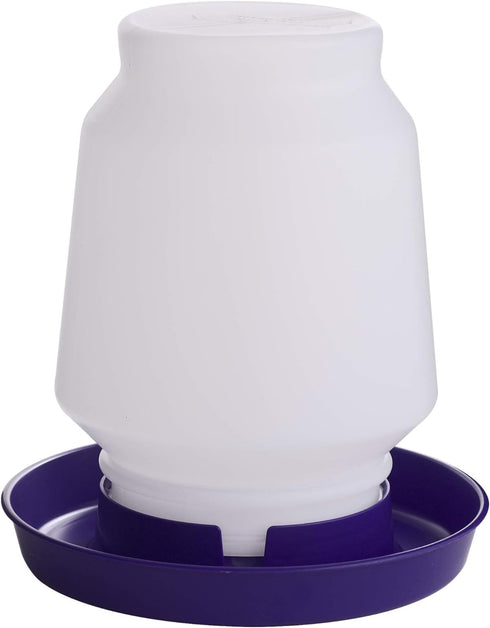 Little Giant Purple Plastic Poultry Fount for Birds 1gal