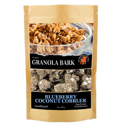 K9 Granola BARK Blueberry Coconut Cobbler Dog Treats 10oz - Poudre Pet & Feed Supply