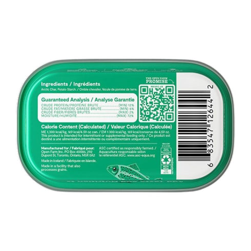 Open Farm Arctic Char Dog Food Topper 4.59oz - Poudre Pet & Feed Supply 2