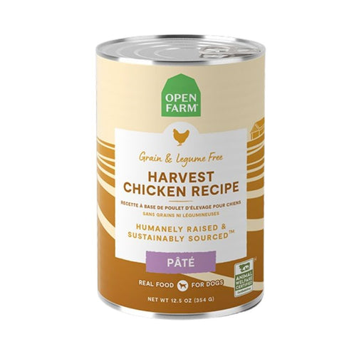 Open Farm Harvest Chicken Grain Free Pate Wet Dog Food 12.5oz - Poudre Pet & Feed Supply