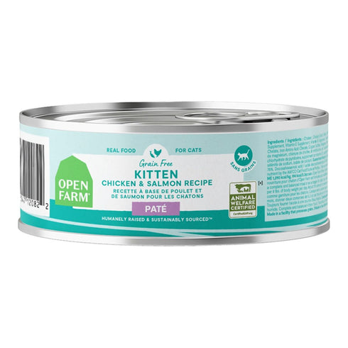 Open Farm Kitten Chicken & Salmon Pate Wet Cat Food 5.3oz - Poudre Pet & Feed Supply