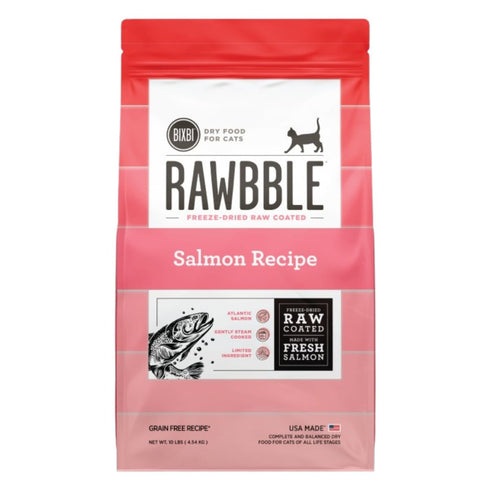 Bixbi Pet Rawbble Salmon Dry Cat Food 10lb - Poudre Pet & Feed Supply