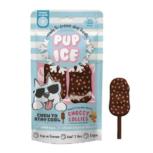 Pup Ice Choccy Lollies Chocolate & Peanut Butter Dog Treats - Poudre Pet & Feed Supply