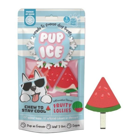 Pup Ice Fruity Lollies Watermelon Dog Treats - Poudre Pet & Feed Supply