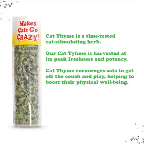 Meowijuana Cat Thyme Sprigs Cat Toy - Poudre Pet & Feed Supply 2