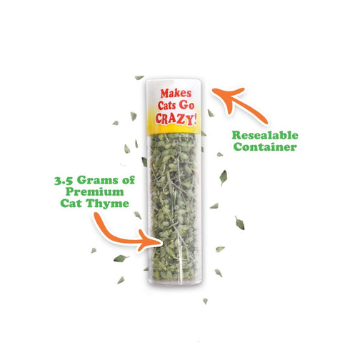 Meowijuana Cat Thyme Sprigs Cat Toy - Poudre Pet & Feed Supply 3
