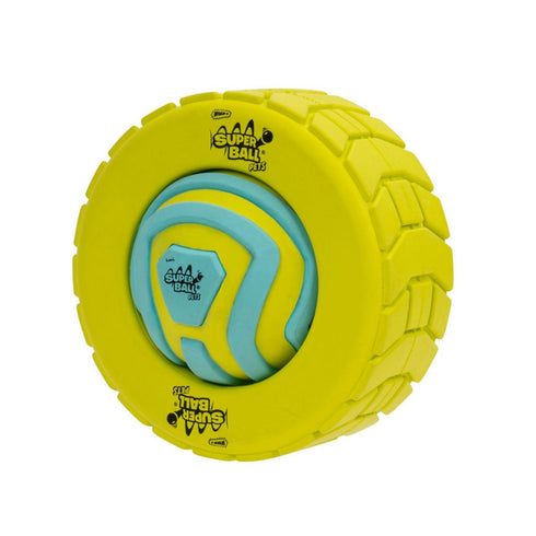 Wham-O Pets SuperBall 3-In-1 Tire Ball Treat Puzzle Dog Toy - Poudre Pet & Feed Supply 2