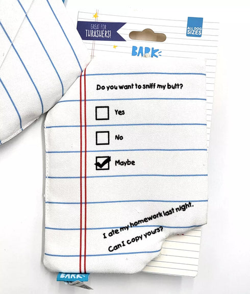 Bark Box, Hungry Hungry Homework, Squeaky Crinkle, 2in1 Dog Toy