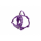 RC PETS Dog Momentum Control Harness, Purple, L, 25" - 35" - Poudre Pet and Feed Supply