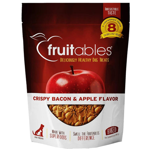 Fruitables Crispy Bacon & Apple Healthy Dog Treats 12oz - Poudre Pet & Feed Supply