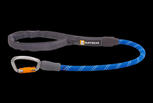 RuffWear Knot-a-Long Short Rope Dog Lead Blue 30 in