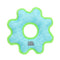 Tuffy's DuraForce Med Gear Ring Tiger Blue-Green Dog Toy - Poudre Pet & Feed Supply