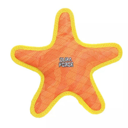 Tuffy's DuraForce Star Tiger Orange-Yellow Dog Toy - Poudre Pet & Feed Supply