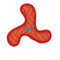 Tuffy's DuraForce Jr Boomerang ZigZag Red Dog Toy - Poudre Pet & Feed Supply