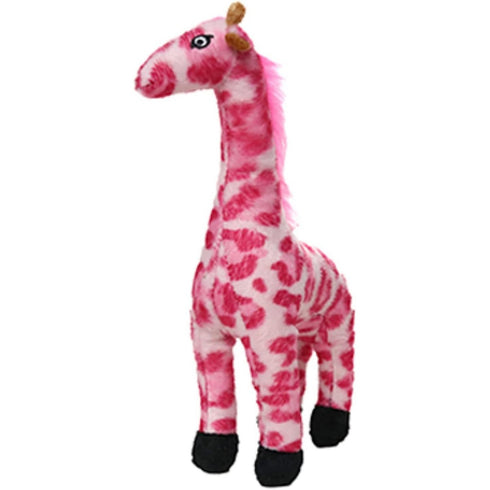 Tuffy's Mighty Jr Safari Pink Giraffe Dog Toy - Poudre Pet & Feed Supply