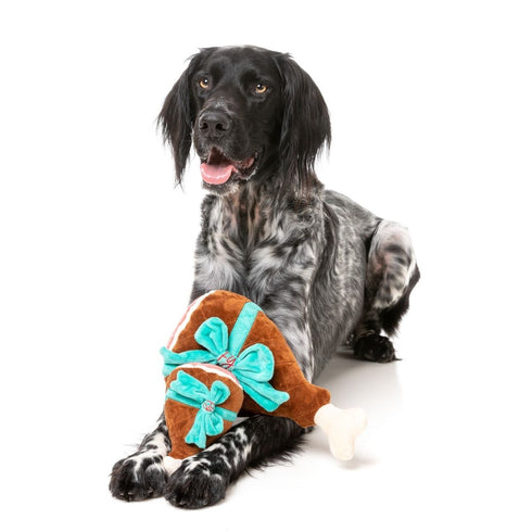 FuzzYard Holiday Ham Humongous Plush Dog Toy - Poudre Pet & Feed Supply 2