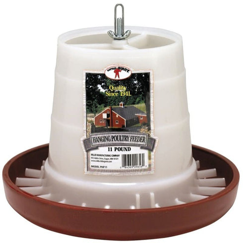 Little Giant Poultry Feeder Hanging 11 lb Plastic - Poudre Pet & Feed Supply