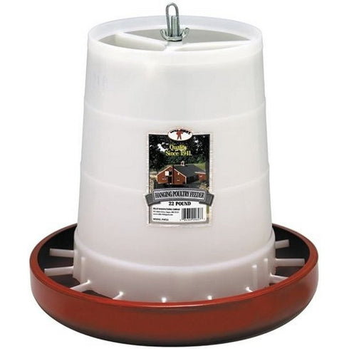 Little Giant Plastic Poultry Feeder 22lb - Poudre Pet & Feed Supply
