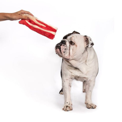 Fab Packaged Bacon Dog Toys 3Ct - Poudre Pet & Feed Supply 3