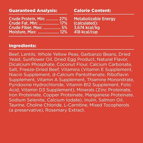Bixbi Pet Rawbble Beef Dry Dog Food 4lb - Poudre Pet & Feed Supply 3