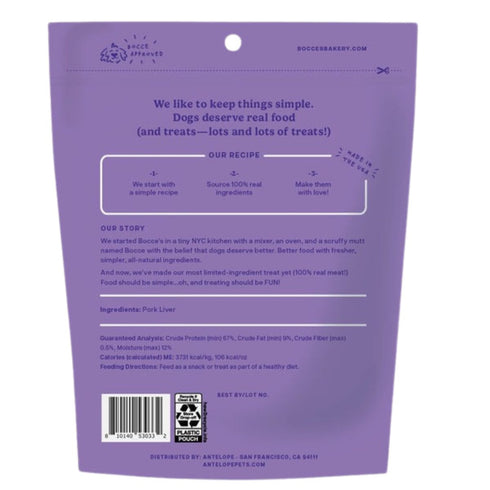 Bocce's Pulled Pork Freeze-Dried Dog Treats 3oz - Poudre Pet & Feed Supply 2