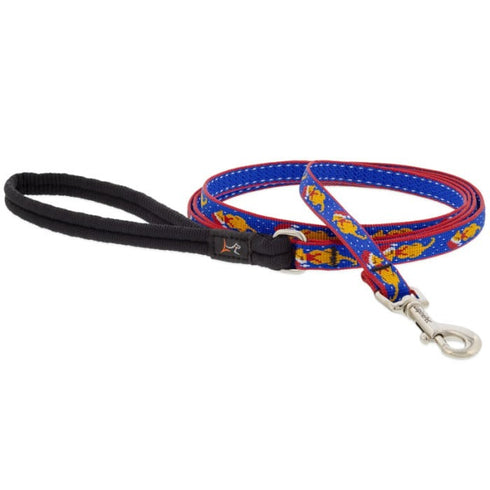Lupine MicroBatch Limited Designs Dog Leash 1/2" x 6' Snow Pup - Poudre Pet & Feed Supply