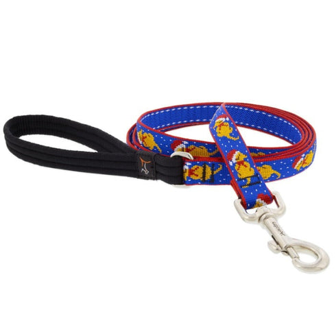 Lupine MicroBatch Limited Designs Dog Leash 3/4" x 6' Snow Pup - Poudre Pet & Feed Supply