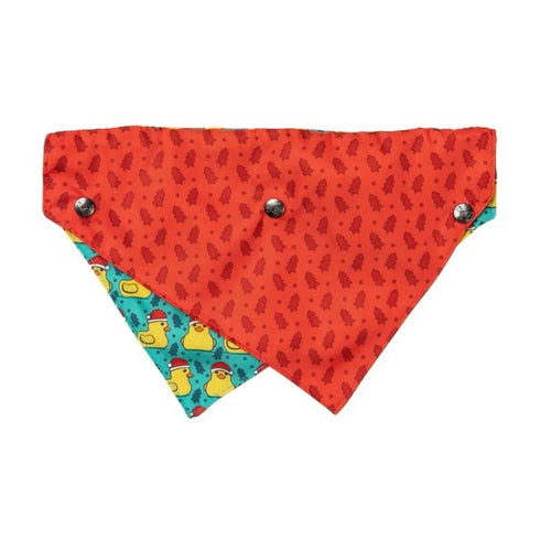 FuzzYard Merry Quackmas Christmas Bandana & Bowtie 2Pack Small/Medium - Poudre Pet & Feed Supply 4