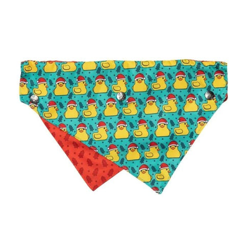 FuzzYard Bandana Bowtie Merry Quackmas Dog 2 Pack Large - Poudre Pet & Feed Supply 3