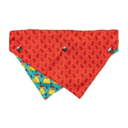 FuzzYard Bandana Bowtie Merry Quackmas Dog 2 Pack Large - Poudre Pet & Feed Supply 4