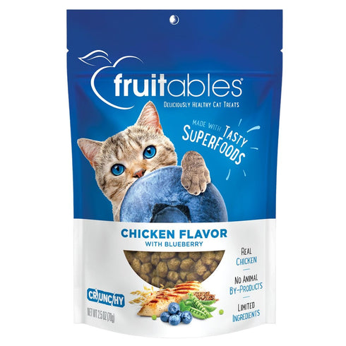 Fruitables Chicken Blueberry Cat Treats 2.5oz - Poudre Pet & Feed Supply