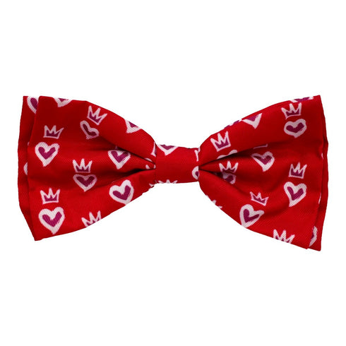 Huxley & Kent King & Queen of Hearts Bow Tie Large - Poudre Pet & Feed Supply