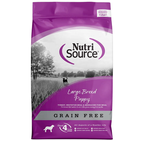 NutriSource Large Breed Puppy Grain Free Dry Dog Food 12lb - Poudre Pet & Feed Supply