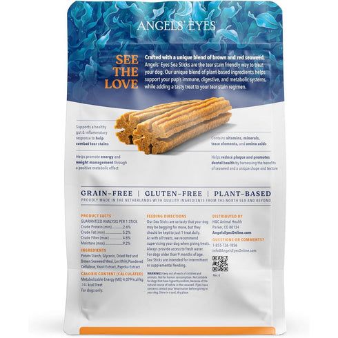 Angels' Eyes Sea Sticks Tear Stain Friendly Treat Large 6 Pack - Poudre Pet & Feed Supply 2