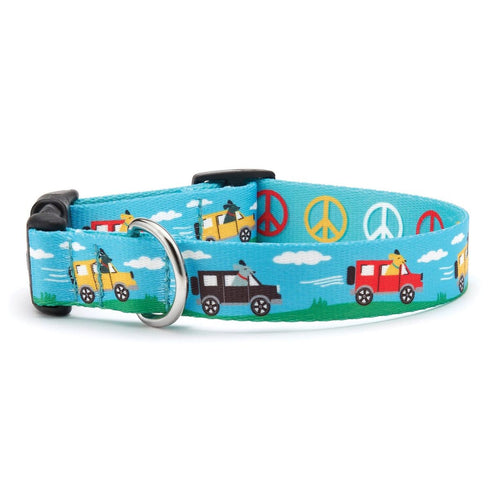 Up Country Beep Beep Printed Dog Collar Large - Poudre Pet & Feed Supply