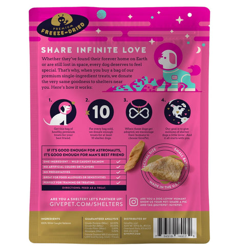 GivePet Freeze Dried Grain Free Astromutt Dog Treats 3oz - Poudre Pet & Feed Supply 2