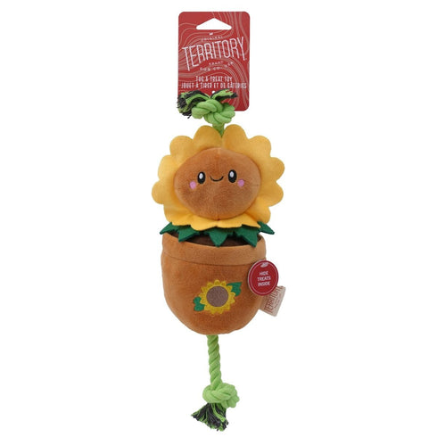 Territory Sunflower Treat & Tug Dog Toy - Poudre Pet & Feed Supply 5