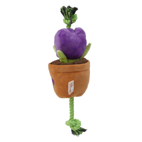 Territory Purple Flower Treat & Tug Dog Toy - Poudre Pet & Feed Supply 2